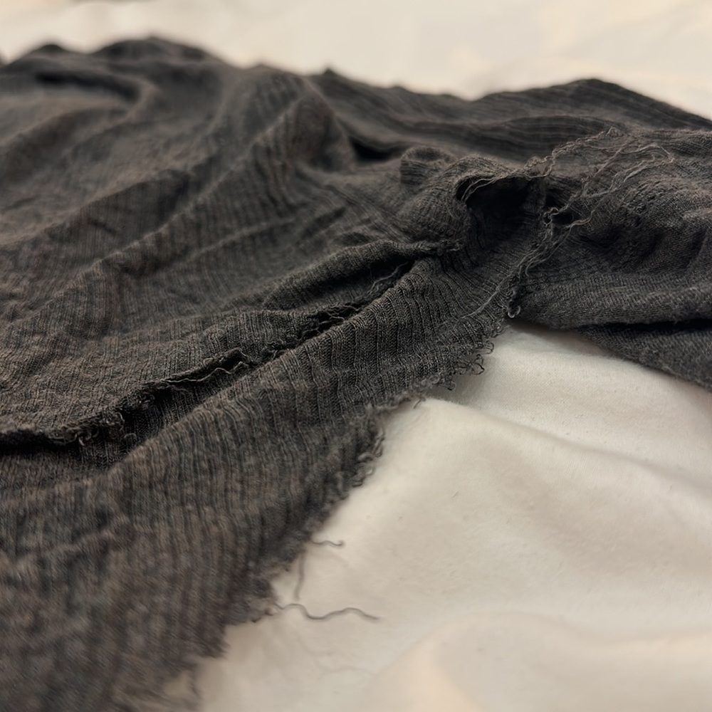 Rag & Bone Basic Tee With Distressed Hem - image 4